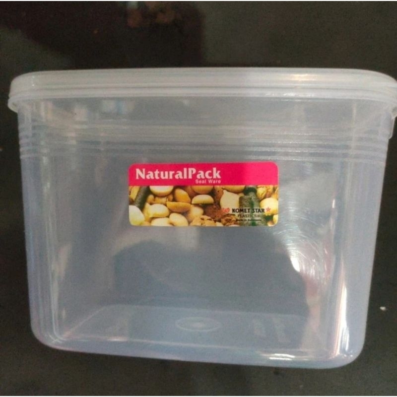 KOMET STAR : 1800ML TEMPAT / BOX NATURAL PACK SEALWARE 1800 ML