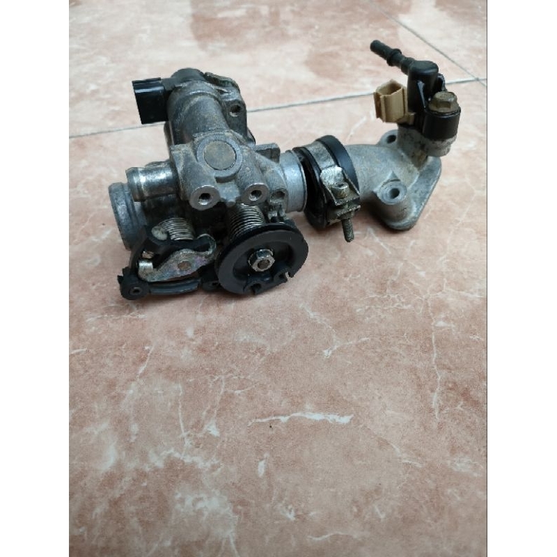 Throttle Body Injektor Mio J / Mio GT / Soul GT Original Asli Copotan