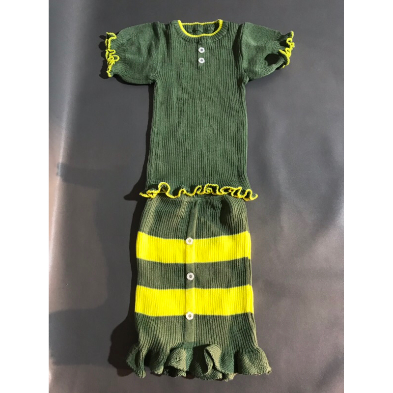 Setelan Baju Rajut Anak Perempuan