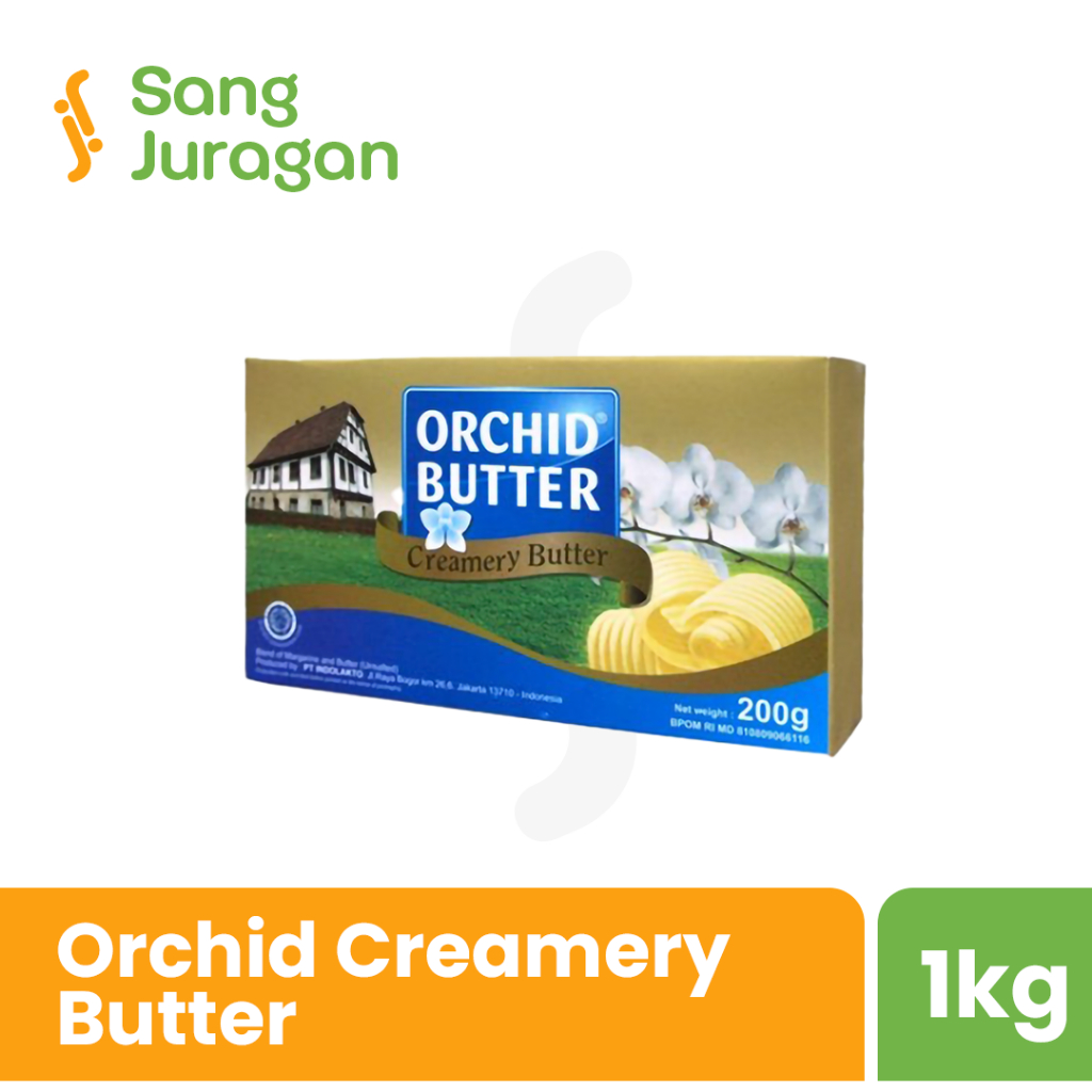 

Orchid Butter Unsalted 200gr / Creamy Butter tawar