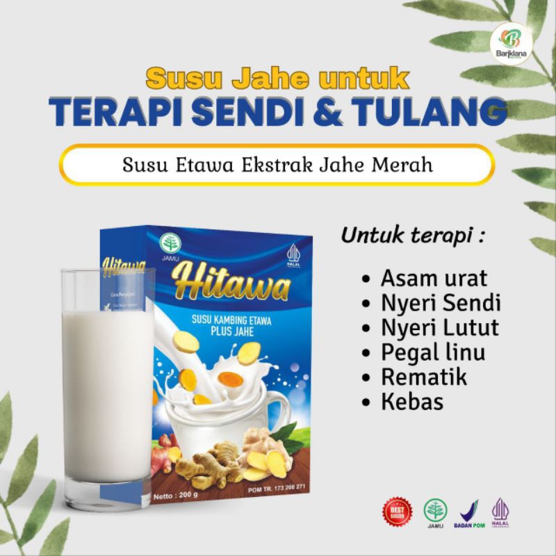 

HITAWA SUSU KAMBING ETAWA PLUS JAHE