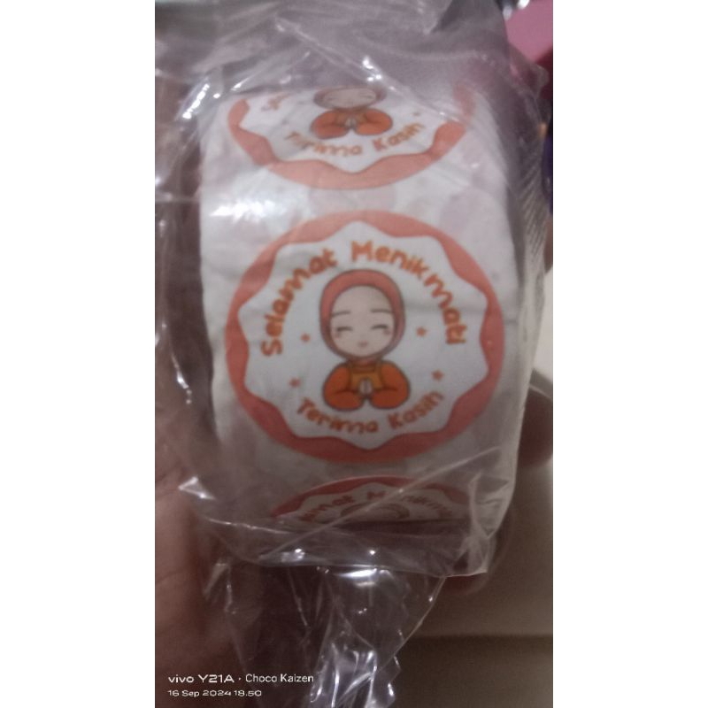 

sticker thank you 500pcs