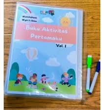 

BUKU AKTIVITAS PERTAMAKU WORKSHEET WIPE AND CLEAN Vol.1 buku pra paud dan pra TK / buku balita / buku anak 2 3 4 5 tahun