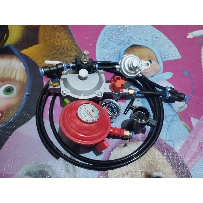 Konverter Kit Bahan Bakar Gas BBG LPG Untuk Motor Vanaz KW 2 Jalur