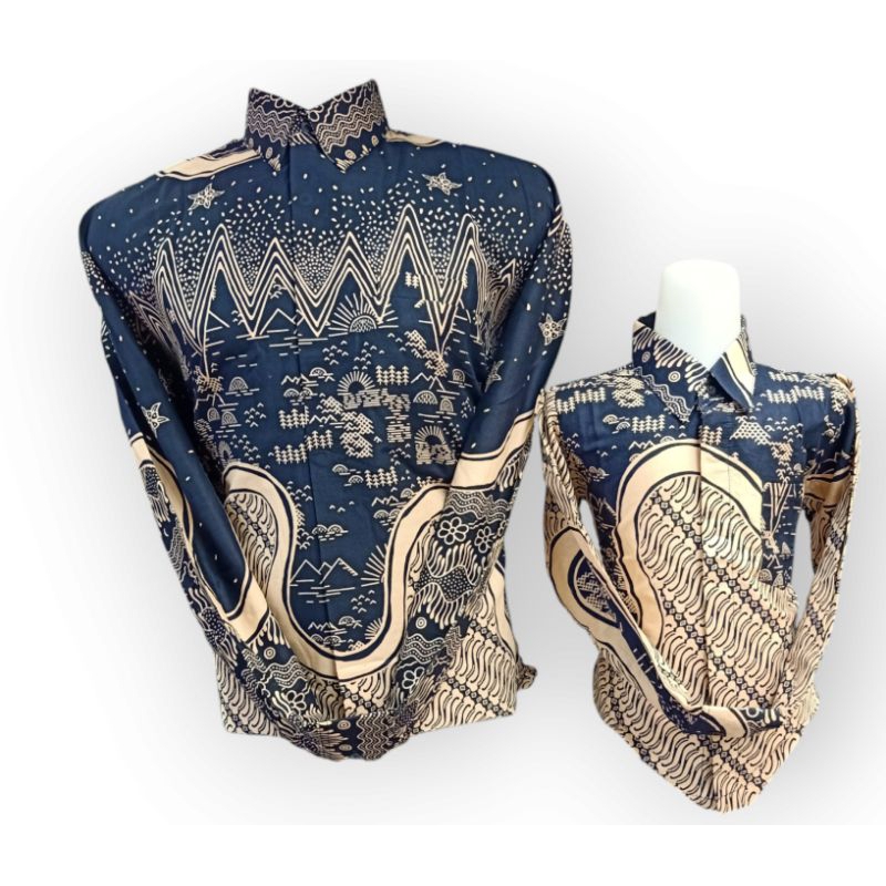 Kemeja Batik Khalifah Couple Ayah dan Anak katun premium
