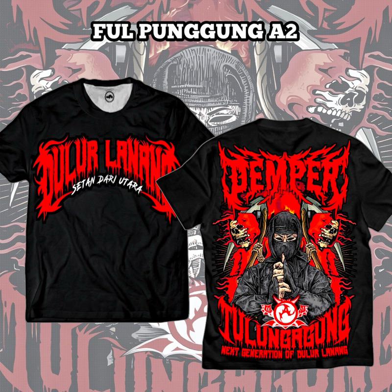 kaos demper dulur lanang kaos distro disain terbaru demper dulur lanang FUL PUNGGUNG A2