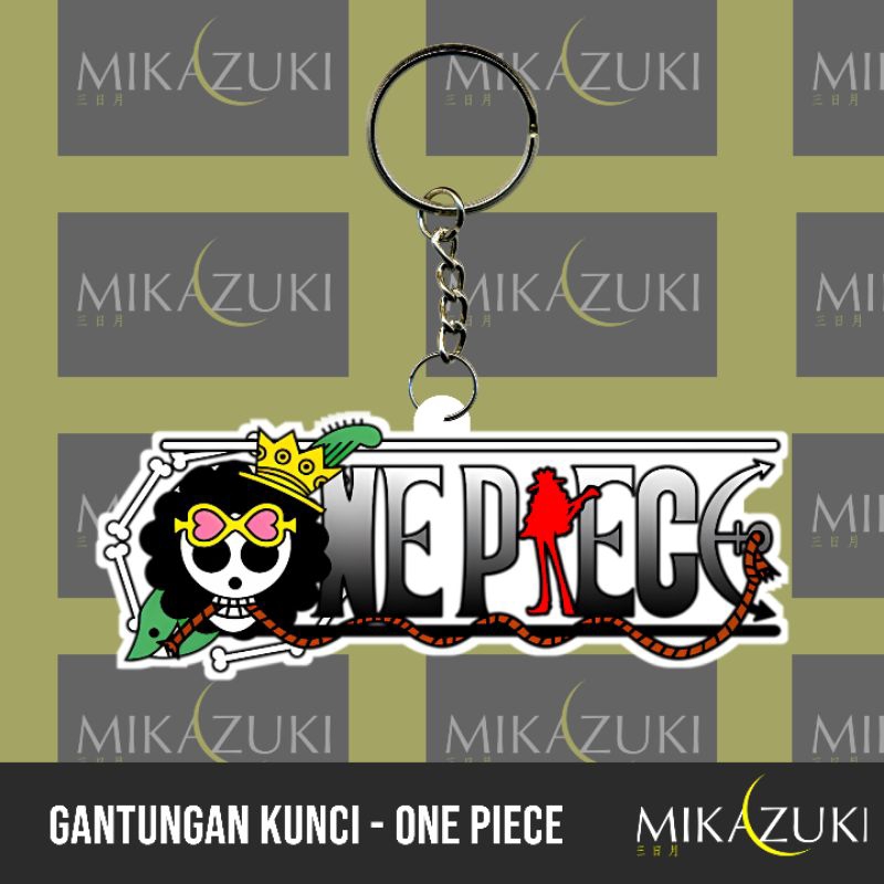 Gantungan Kunci One Piece / Ganci One Piece / Keychain One Piece - Brook