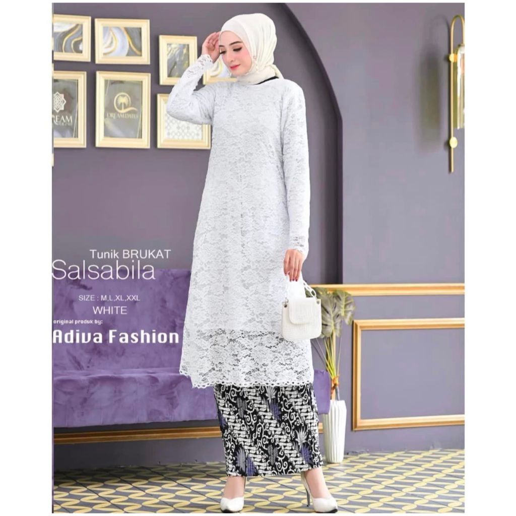 Hanya Atasan/ Atasan Kebaya Tunik Kebaya Modern Atasan Kebaya Wisuda Kebaya Kondangan