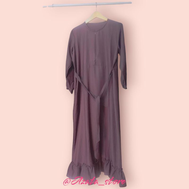 Gamis Rempel Wudhu friendly Busui Friendly