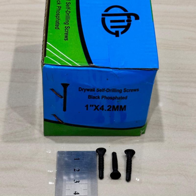 baut gipsum sds 1 inchi / baut hitam grc drywall self drilling Screws black phosphated