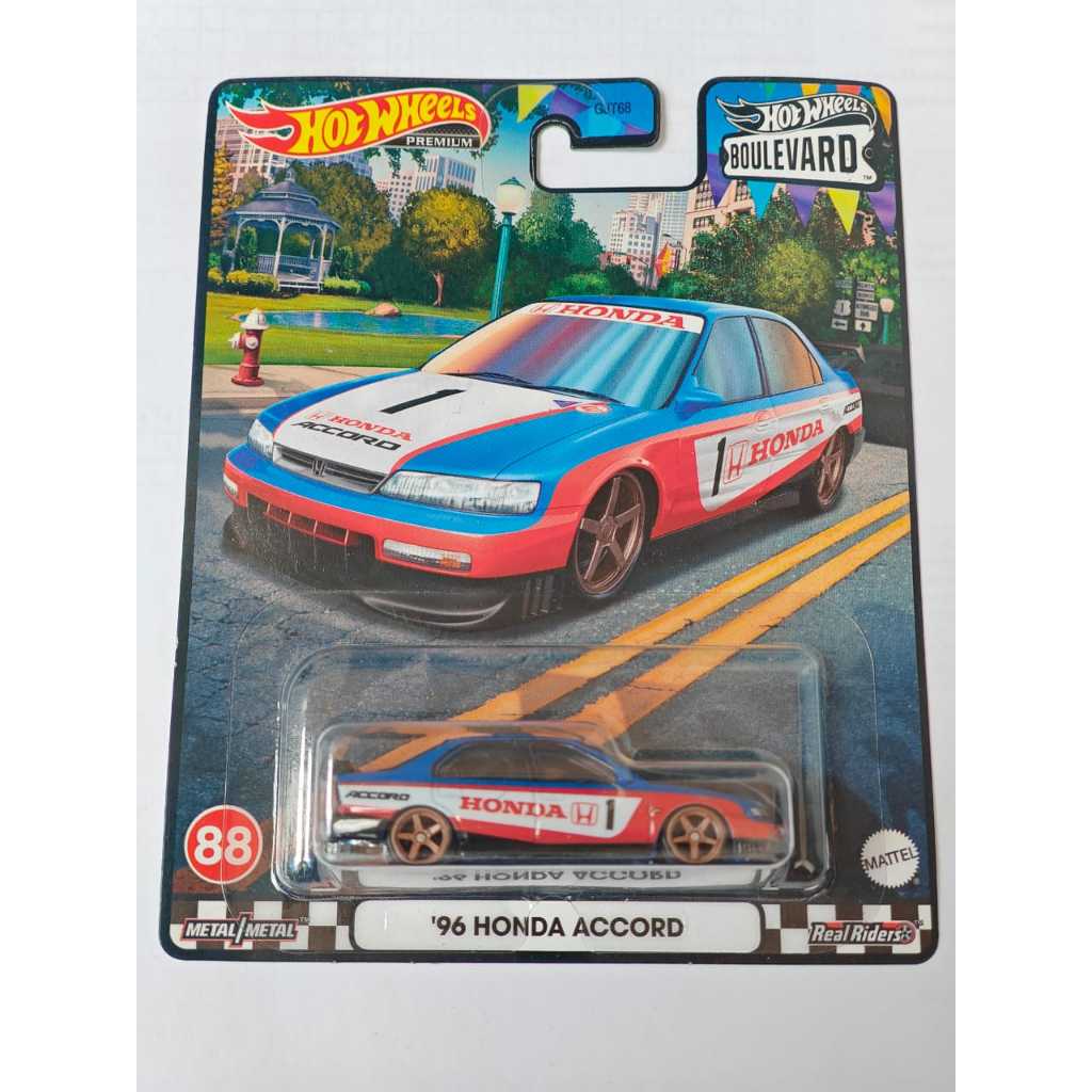 Hot Wheels - 96 Honda Accord Blue Boulevard Hot Wheels Premium