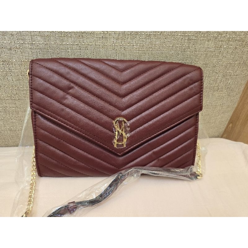Tas Steve Madden Wine Clutch Ori Auth