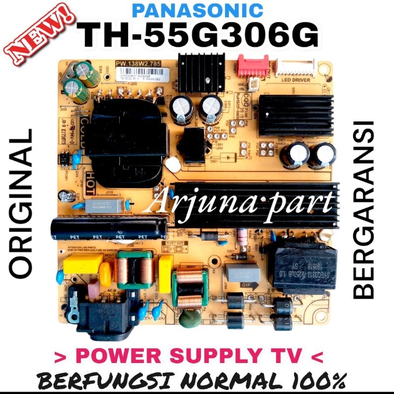 PSU TV PANASONIC TH-55G306G / POWER SUPLY TV PANASONIC TH-55G306G / REGULATOR TV PANASONIC TH-55G306