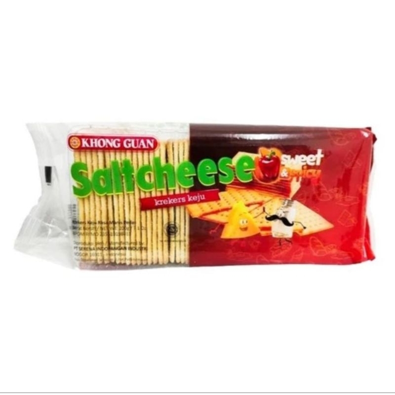

Khong Guan Saltcheese Crackers Sweet & Spicy 200gr