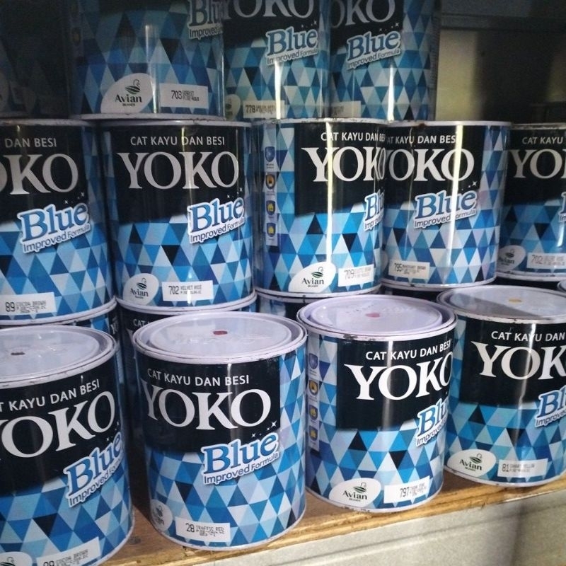 YOKO,CAT KAYU DAN BESI