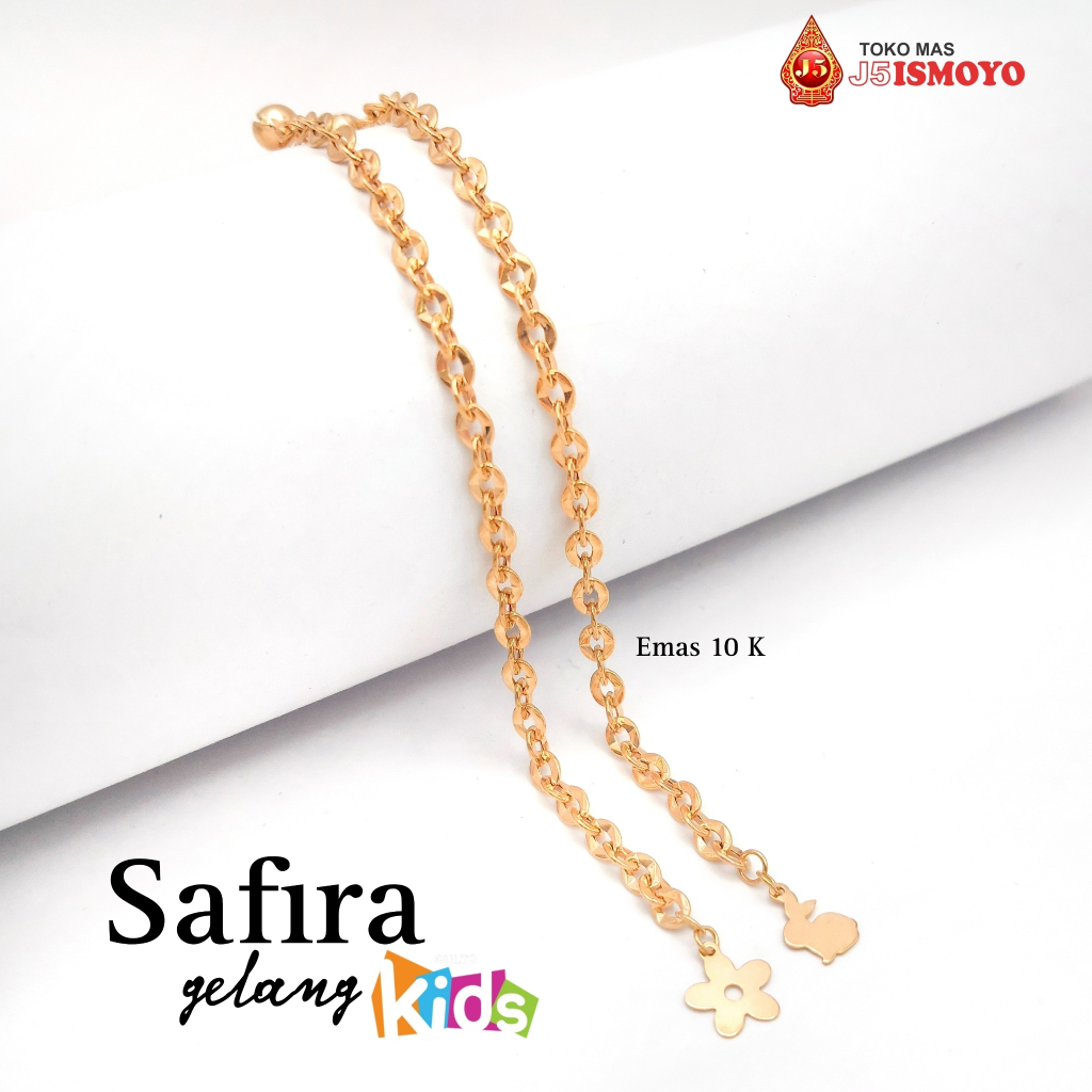Gelang Emas Rantai Anak Safira J5 Ismoyo