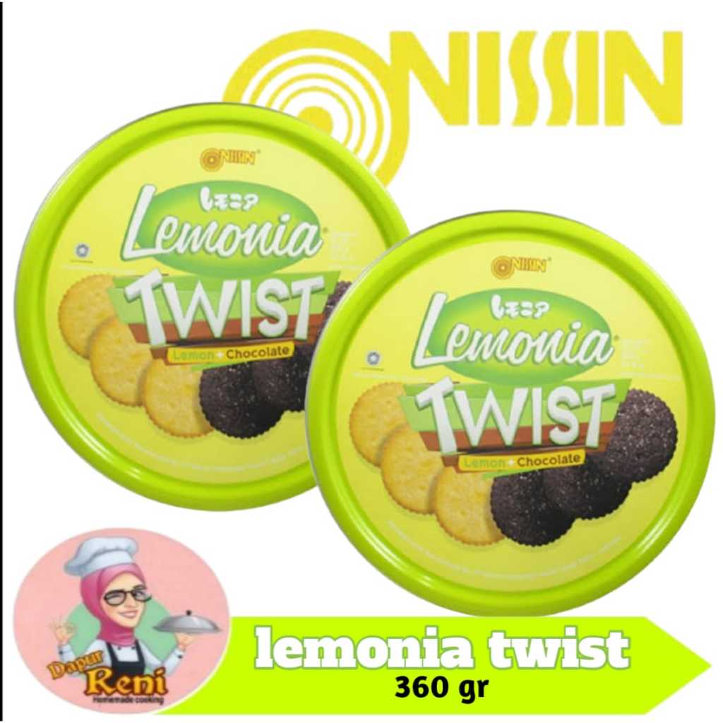 

Biskuit nissin lemonia twist kemasan kaleng 360 gram