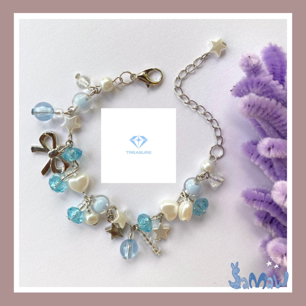 Gelang Manik-manik Treasure | Bracelets Kpop Idol | Gelang Manik Korea | Beads