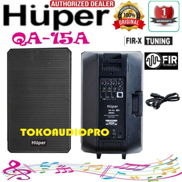 Speaker Huper QA15A 15-Inch Speaker Aktif Huper QA-15a