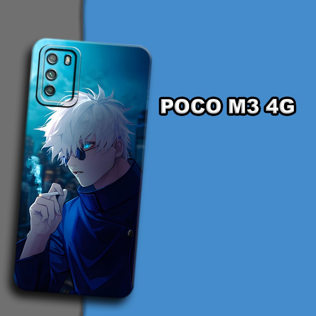S41-Softcase procamera untuk XIAOMI POCO M3 4G - bahan karet lentur-motif Anime Jujutsu Kaisen-all t
