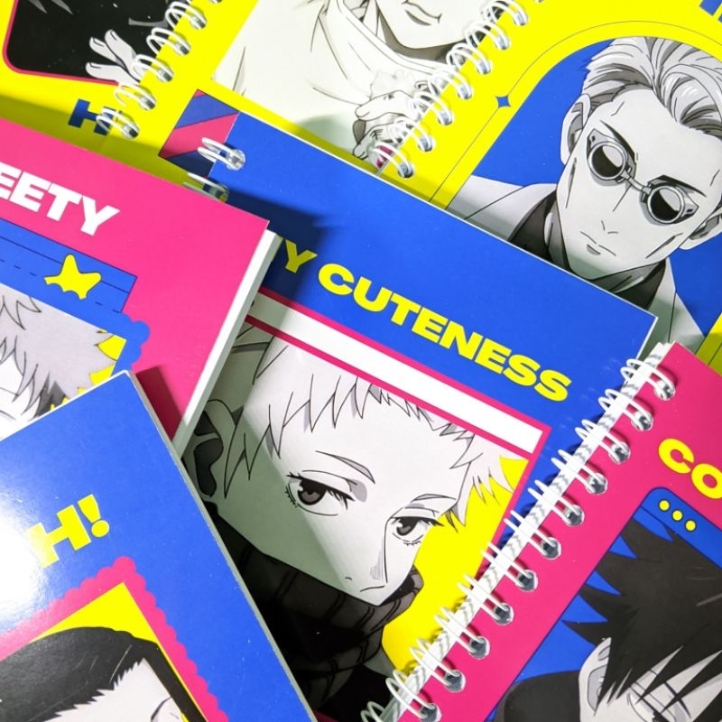 

[Ukuran A6] Notebook Anime RANDOM/PILIH VARIASI Karakter Jujutsu Kaisen isi 50 Lembar Kertas BERGARIS By All Around Club