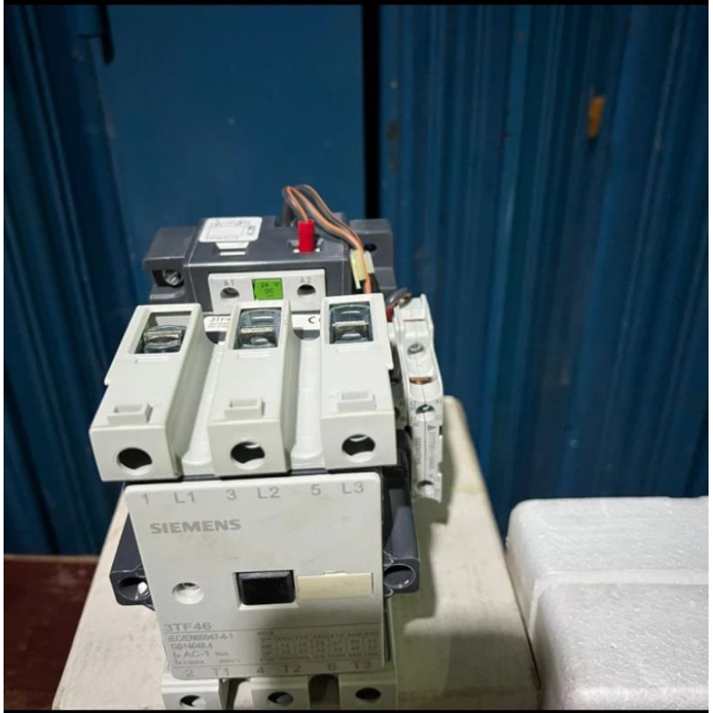MAGNETIC CONTACTOR SIEMENS 3TF46 22-1XB4 24VDC ORIGINAL ASLI