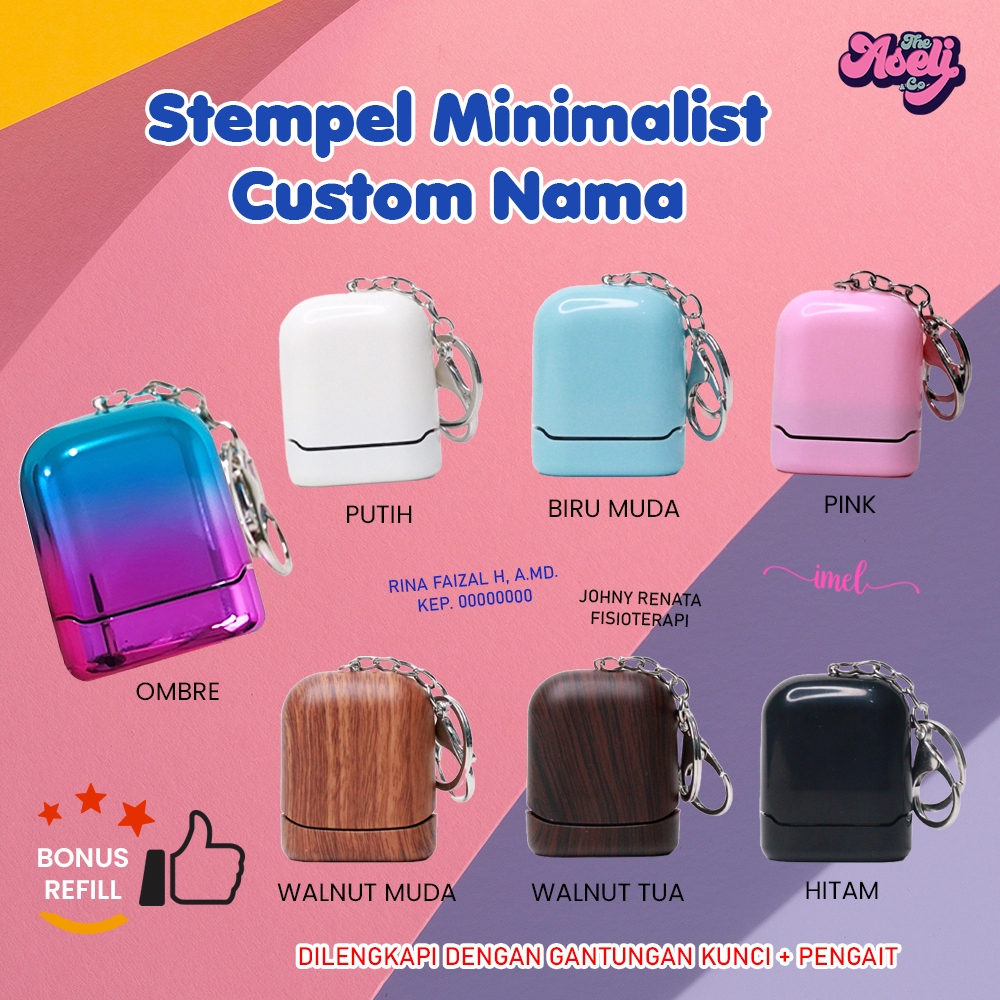 

Adn Stempel custom nama dokter dan tanda tangan bisa untuk baju