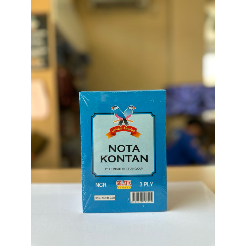 

BUKU NOTA NCR GELATIK KECIL 3PLY