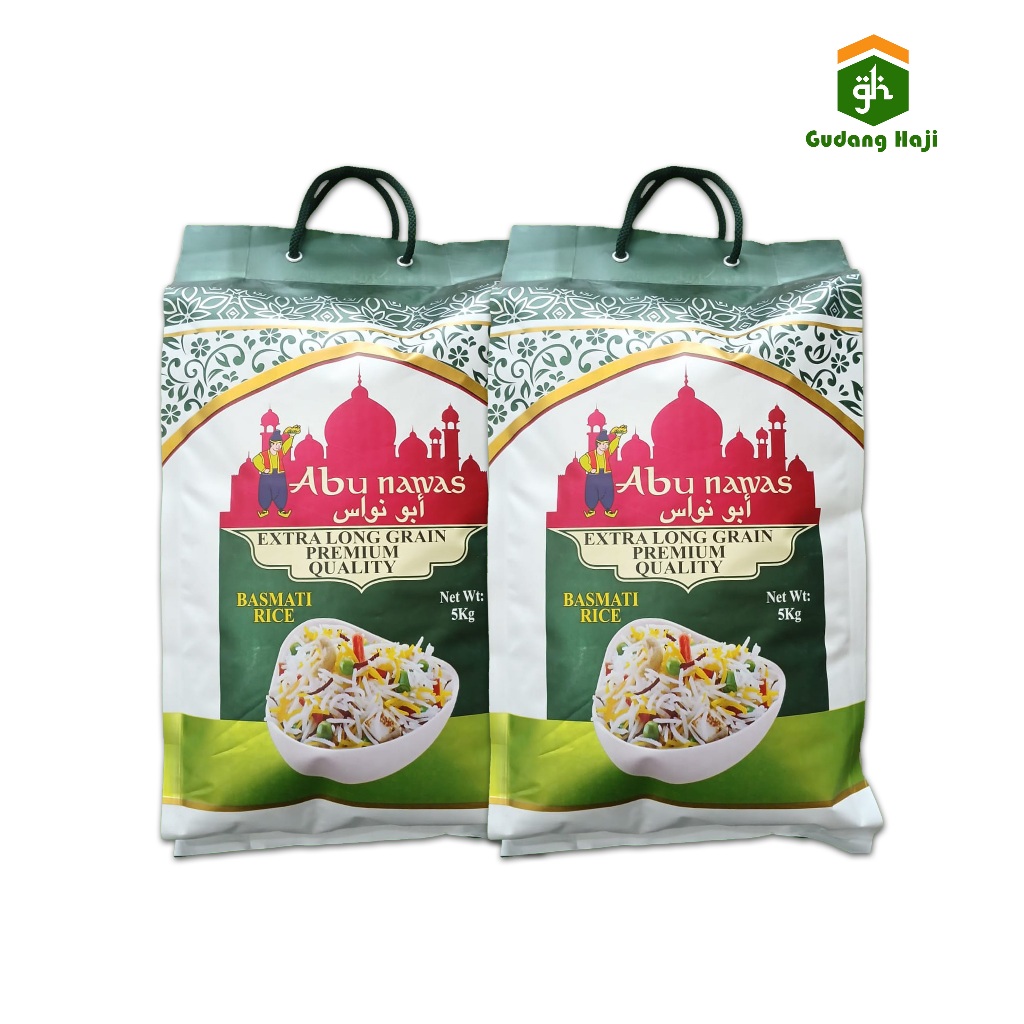 

Beras Basmati Abunawas 5kg/Beras Basmati/Beras Asli Basmati