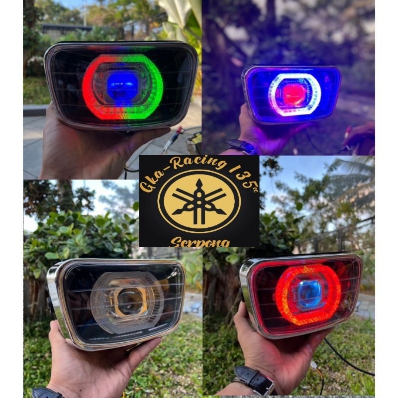 Lampu depan Rx king billed biled matrix RGB ganti warna suka-suka kualitas bagus A1