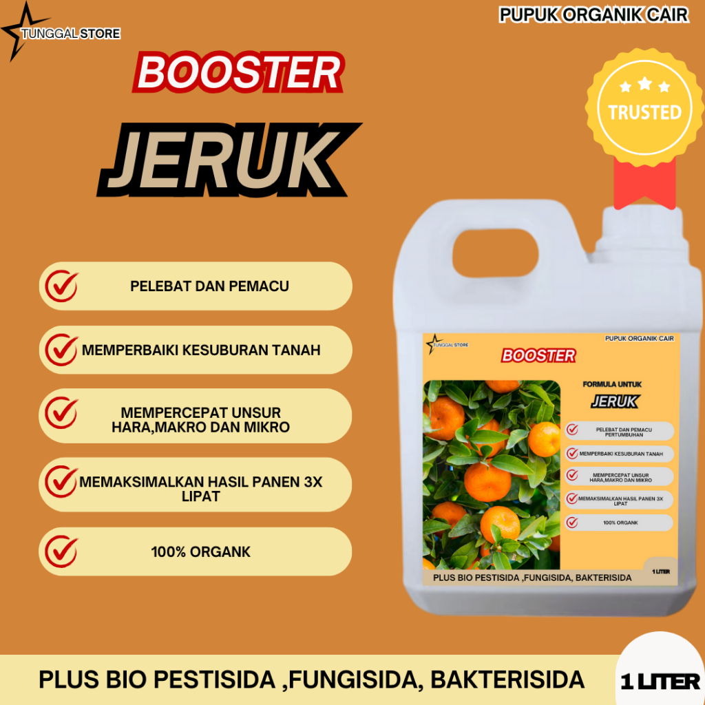 Pupuk Jeruk Santang Madu Cepat Berbuah / Pupuk Jeruk Buah Santang Madu / Pupuk Booster Organik Peleb