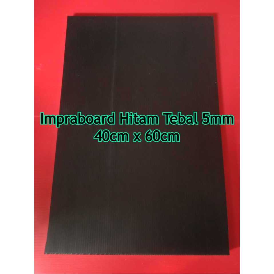 Imfraboard Hitam Tebal 5mm 40cm x 60cm