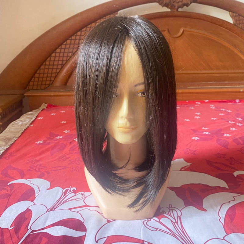 preloved wig nunkot lace front (bebas belahan)