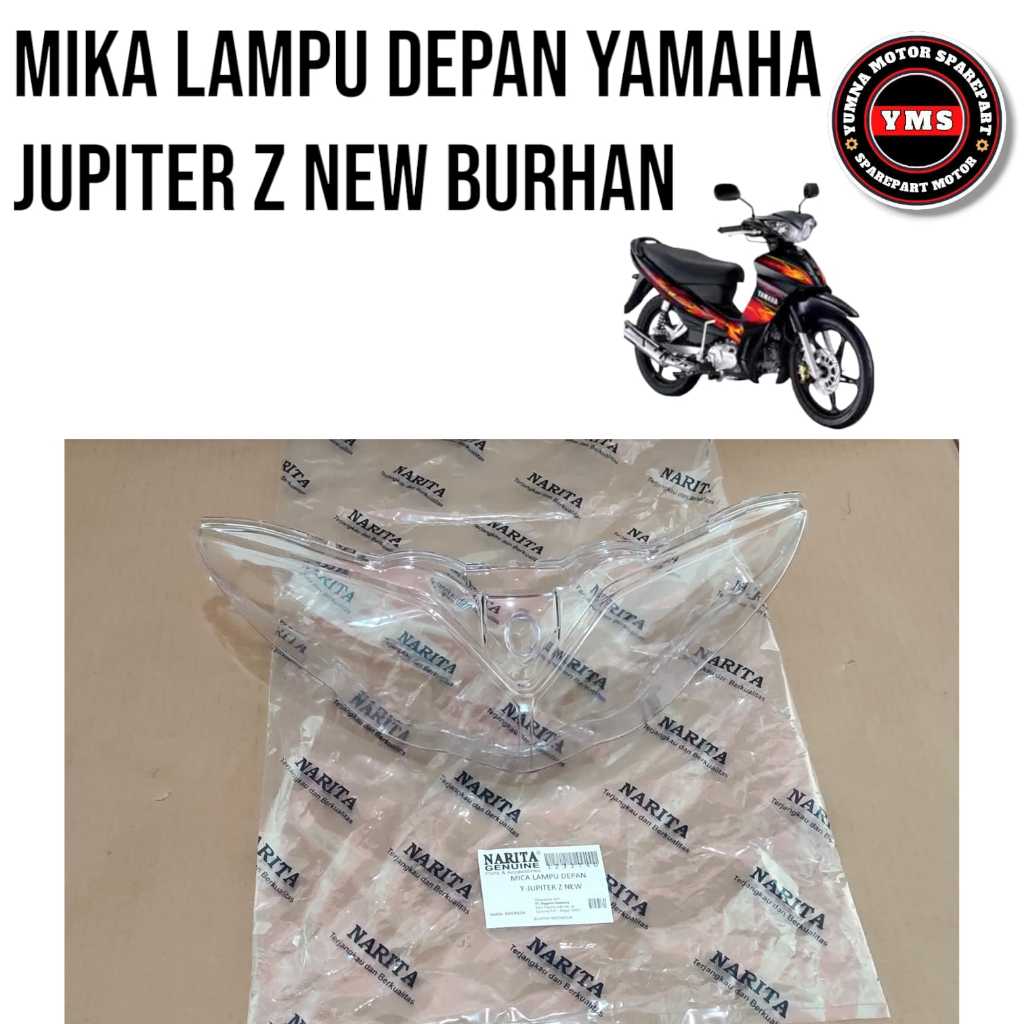Mika lampu depan yamaha jupiter z new burhan mika depan jupiter z burhan kaca lampu depan jupiter z