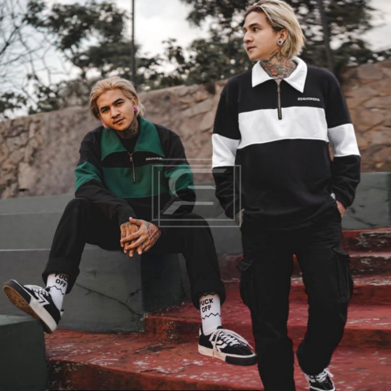 Rugby shirt rugby shirt vintage rugby sweater rugby polo shirt rugby lengan panjang Salviohexia