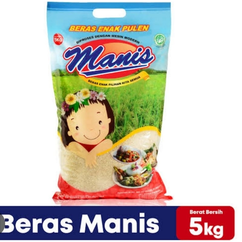 

Beras Manis Premium kemasan plastik 5 kg