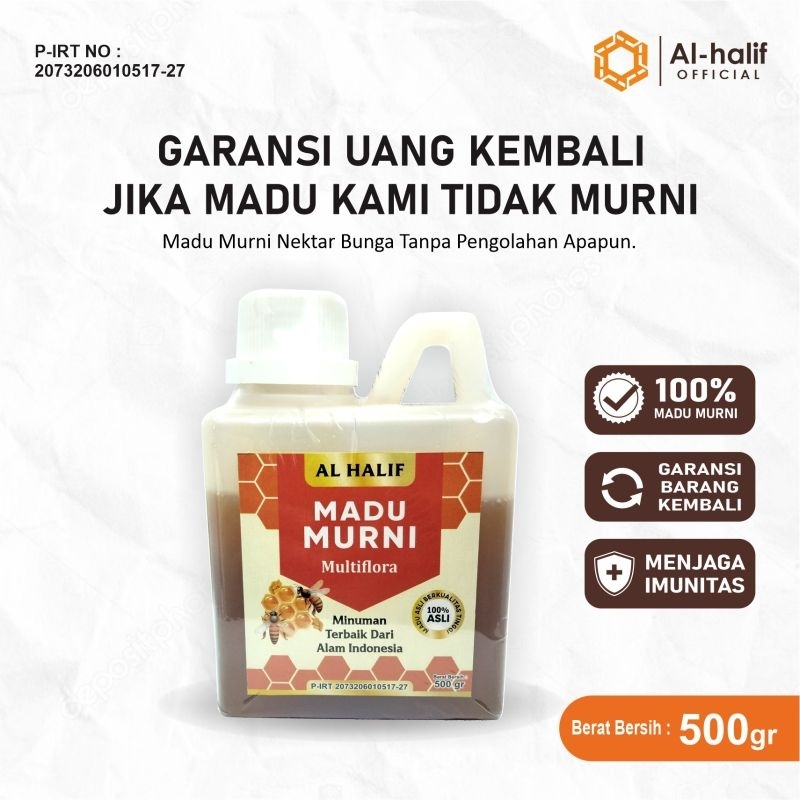 

madu murni 100% tanpa campuran apapun/madu asli 100% tanpa campuran apapun/madu al halif