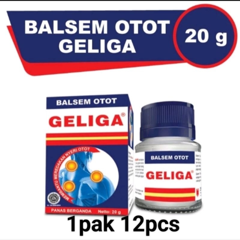 (1 LUSIN) BALSEM GELIGA 20gr