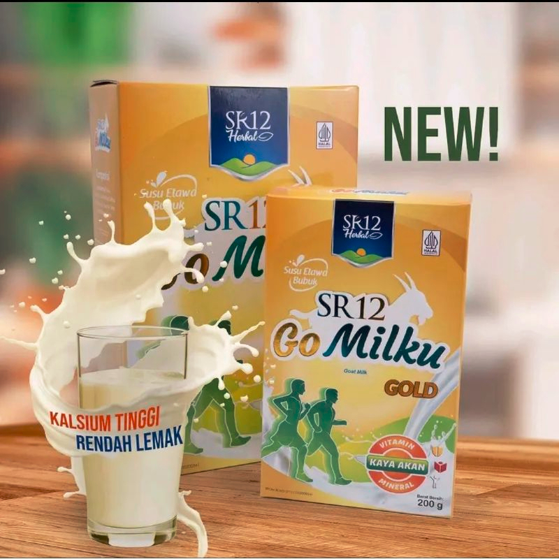 

GOMILKU GOLD SR12 Susu Kambing Etawa Rendah Lemak Tinggi Kalsium Dan Bebas Gula