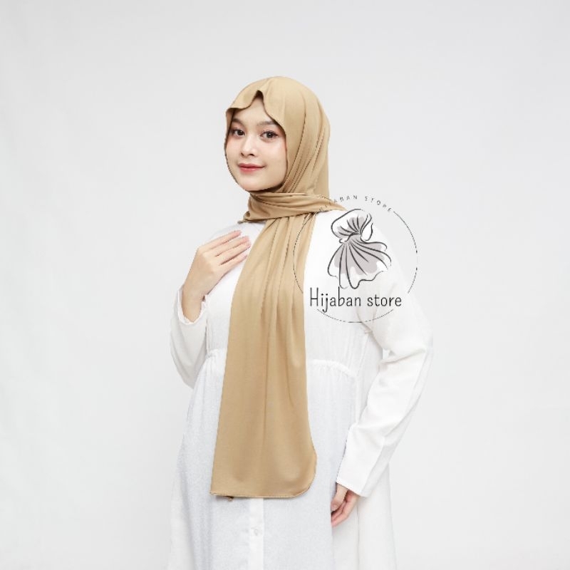 Pashmina Inner Bando Jersey Premium 2 In 1 | Pashmina Inner Bando Jersey