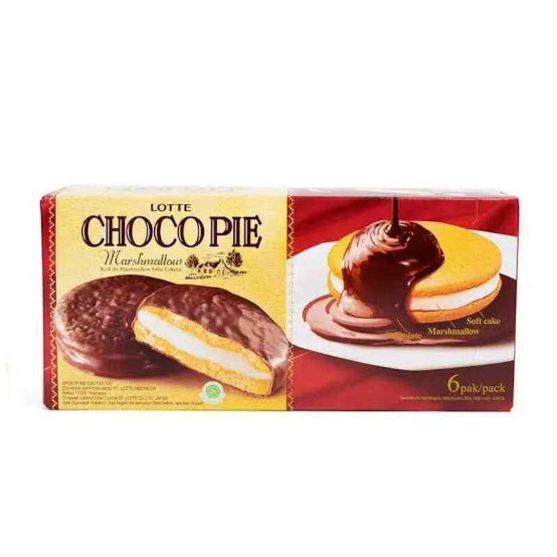 

choco pie lotte 1 ktk isi 12pcs @26gr PROMO!!!