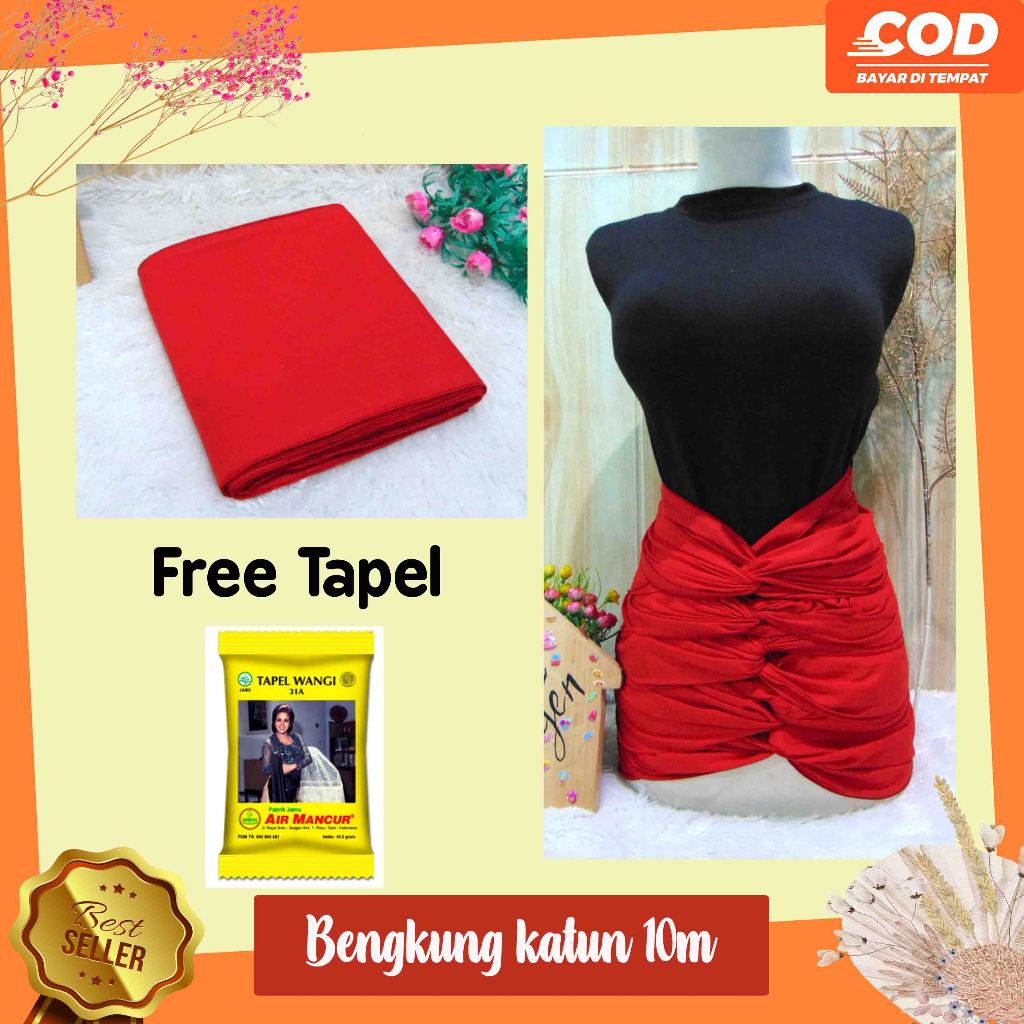 FREE TAPEL Stagen pelangsing perut korset bengkung modern bengkung katun 10m bengkung belly binding
