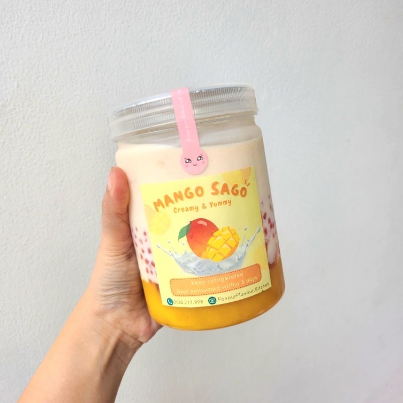 

Mango Sago Dessert Creamy 750ml Sago Mangga 750 ml Creamy Yummy Hampers Sago Mango