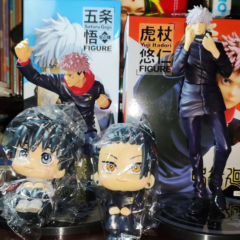 Taito Figure Prize Bandai Jujutsu Kaisen - Itadori Yuji & Satoru Gojo Original + Free Bonus Figure L