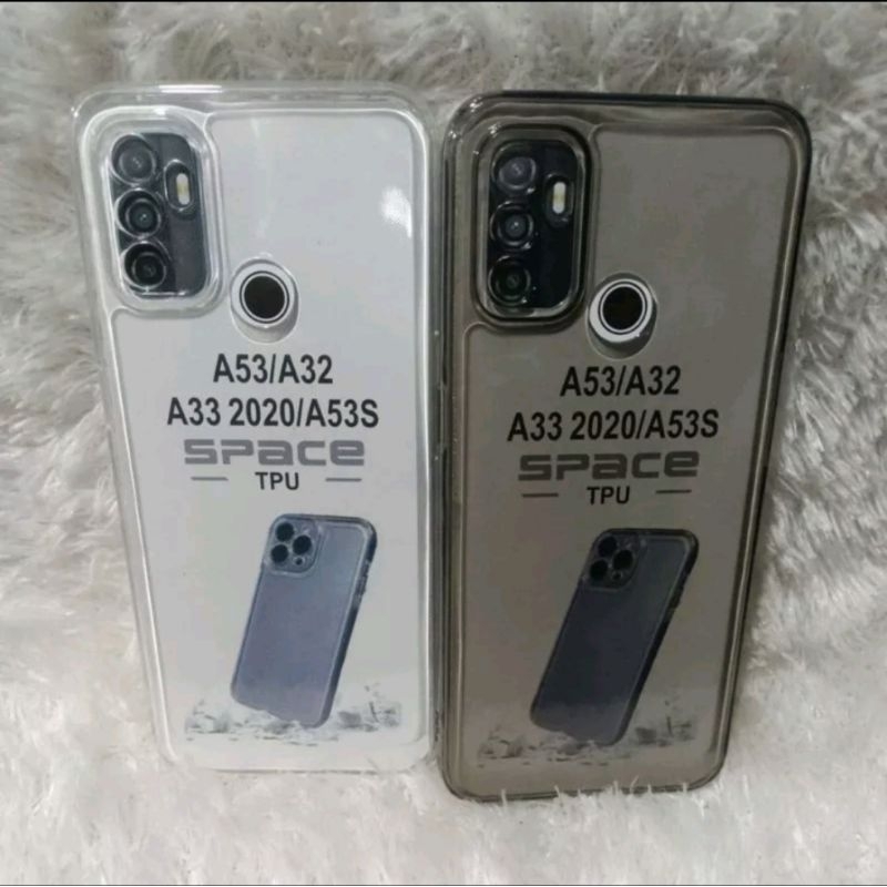 Softcase Casing OPPO A53/ A33 Selikon Bening Trasparan Pelindung belakang HP+Camera