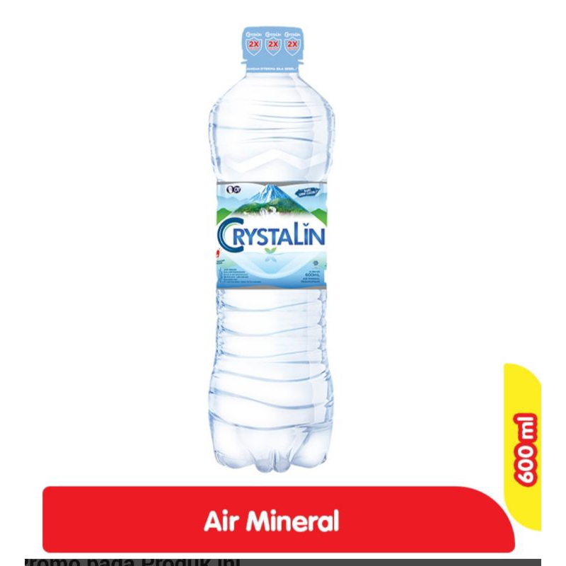 

CRYSTALIN 600ML 1DUS=24btl, siap kirim Instan,Grab,Gojek