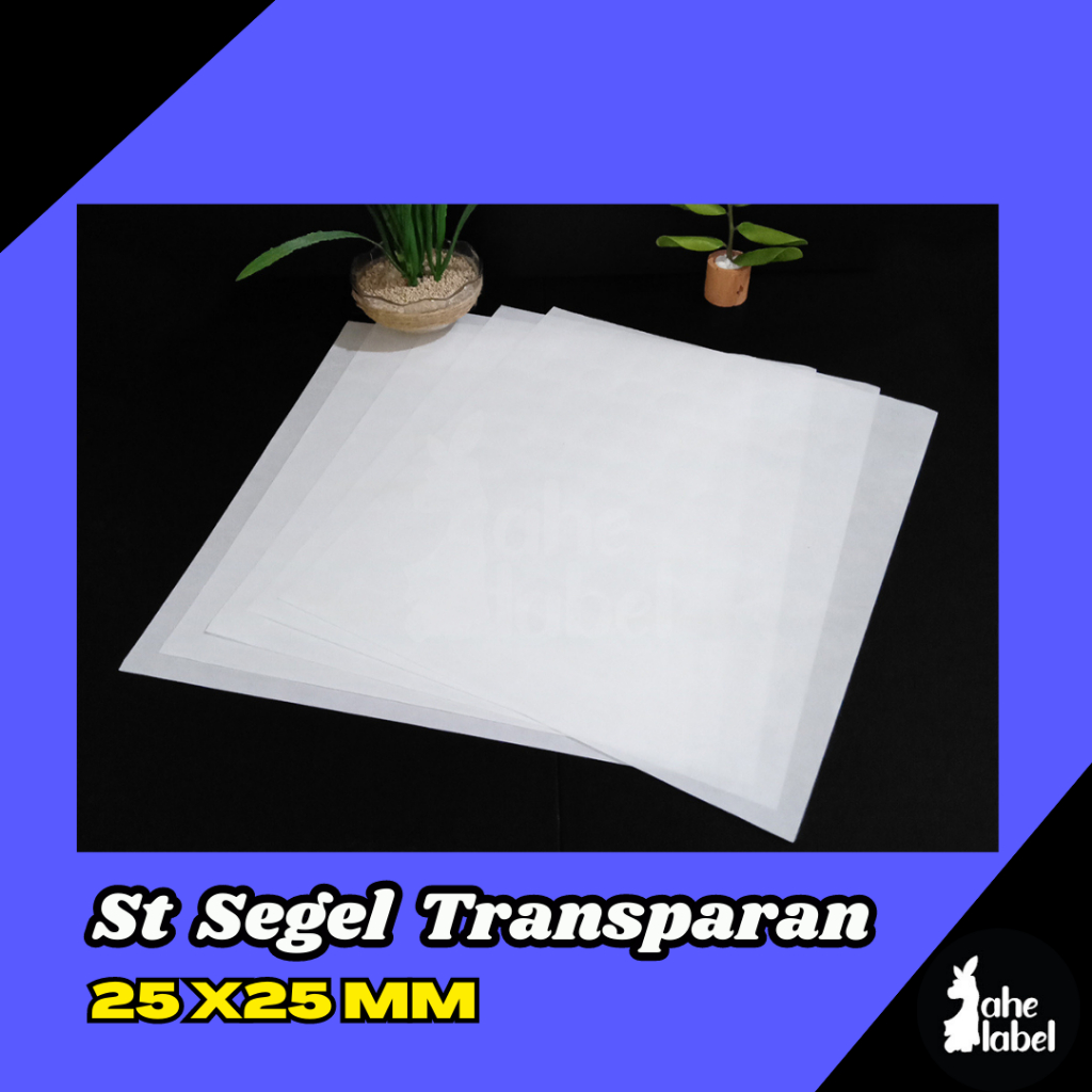 

STICKER SEGEL , STICKER STIKER POLOS 2.5X2.5 , STIKER STICKER BULAT 25x25 STIKER TRANSPARAN 1000 PCS