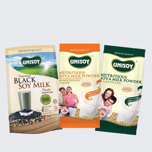 

Unisoy Soya Milk No Cane Sugar / Black Soya / Soy Oatmeal Bubuk Soya Tanpa gula