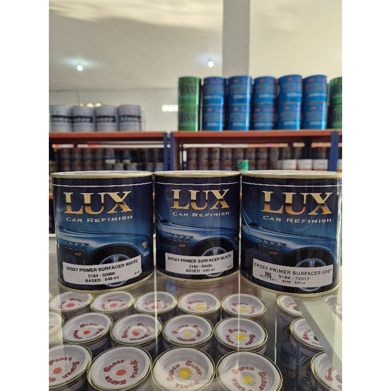 Lux Epoxy Primer Surfacer 1Kg Set // Grey // White // Black