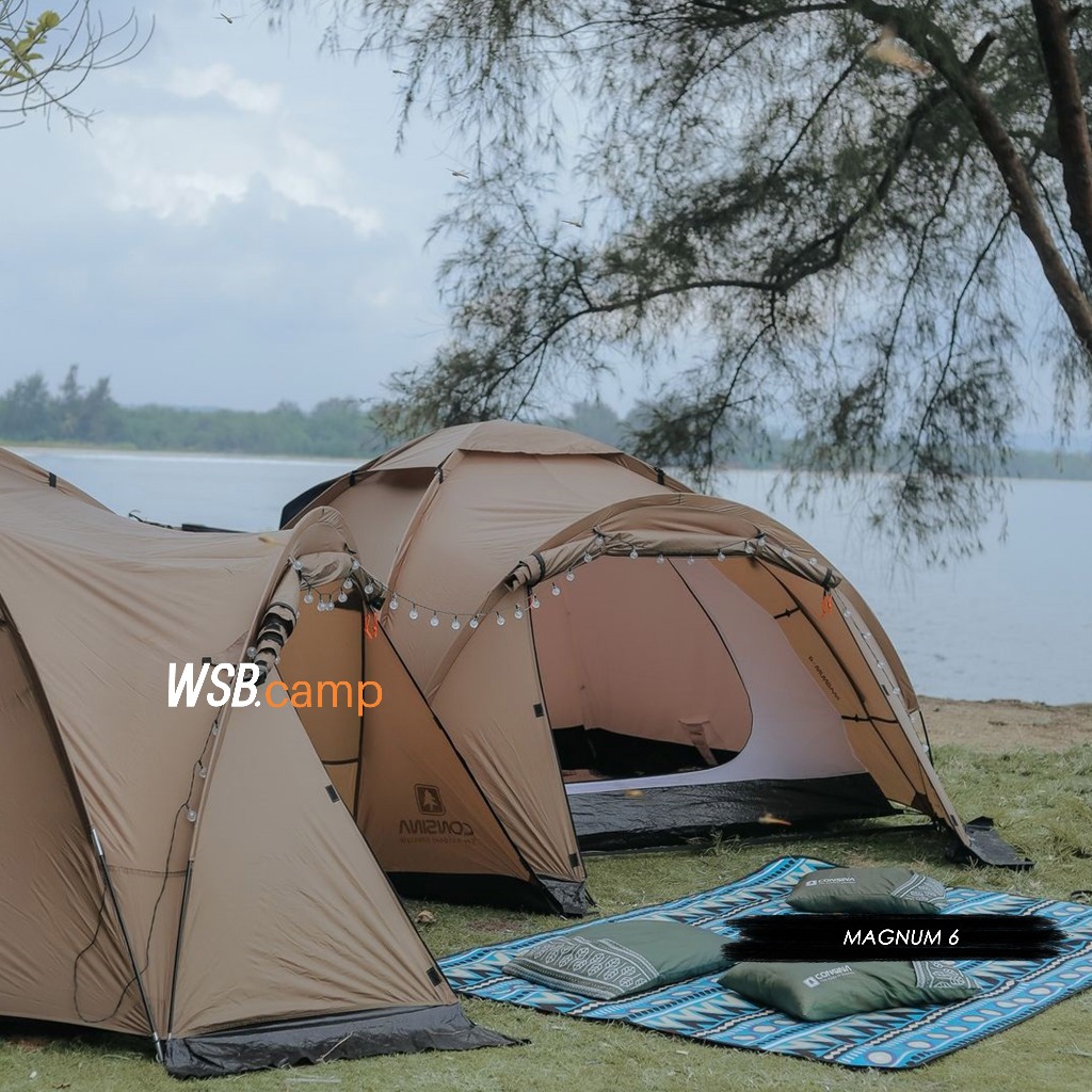 TENDA CONSINA MAGNUM 4 - 6 - ORIGINAL - TENDA DOME - KAPASITAS 4 - 6 ORANG - TENDA CAMPING KEMAH